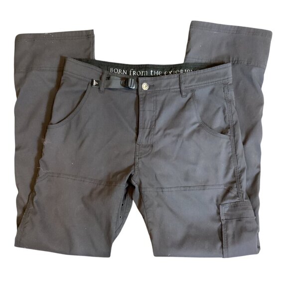 Prana Stretch Zion Pants Men's 32x32" in Dark Iron/Gray #313L - Picture 6 of 11